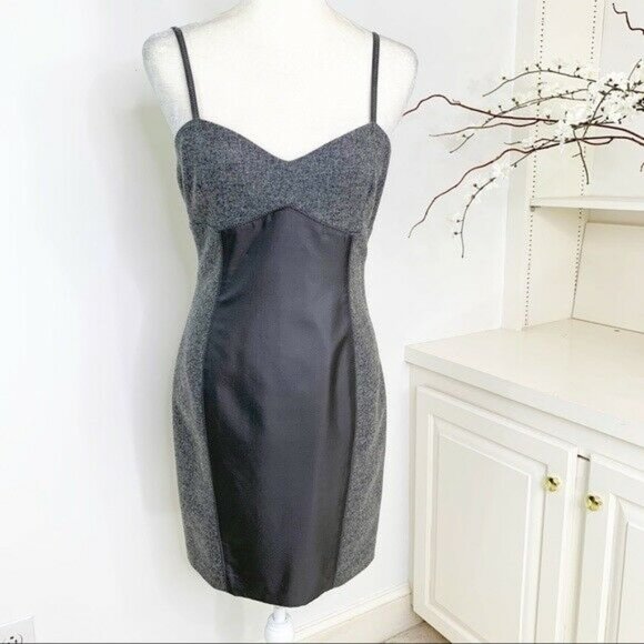 Susana Monaco Dresses & Skirts - Susana Monaco Sleeveless Wool and Silk Dress Gray